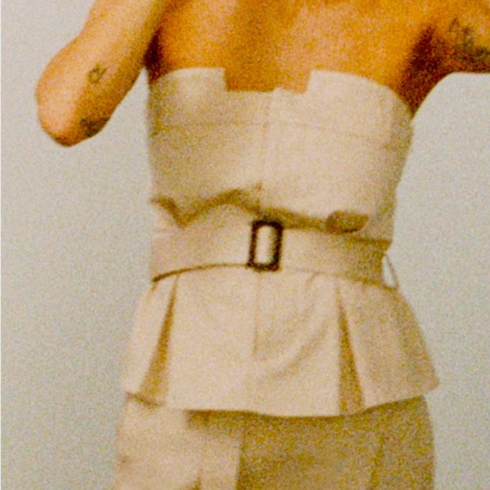 Zara trousers and corset top